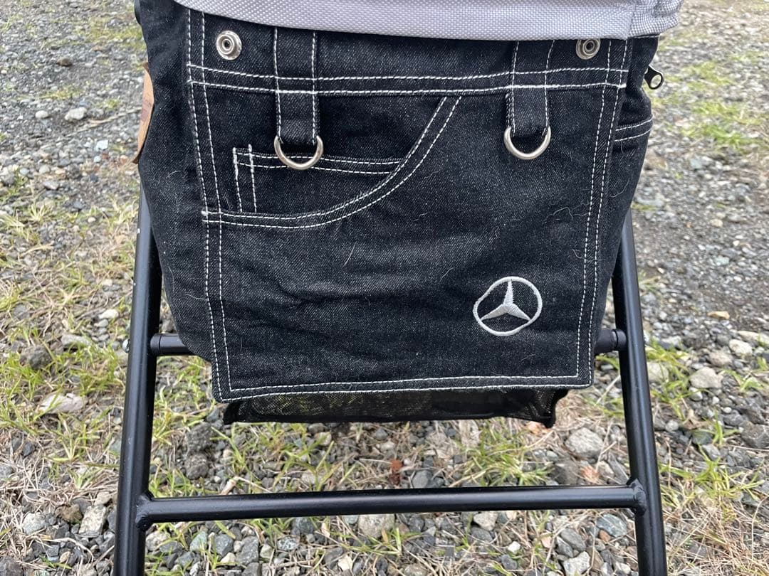 Mercedes-Benz ペットカート 黒 デニム風