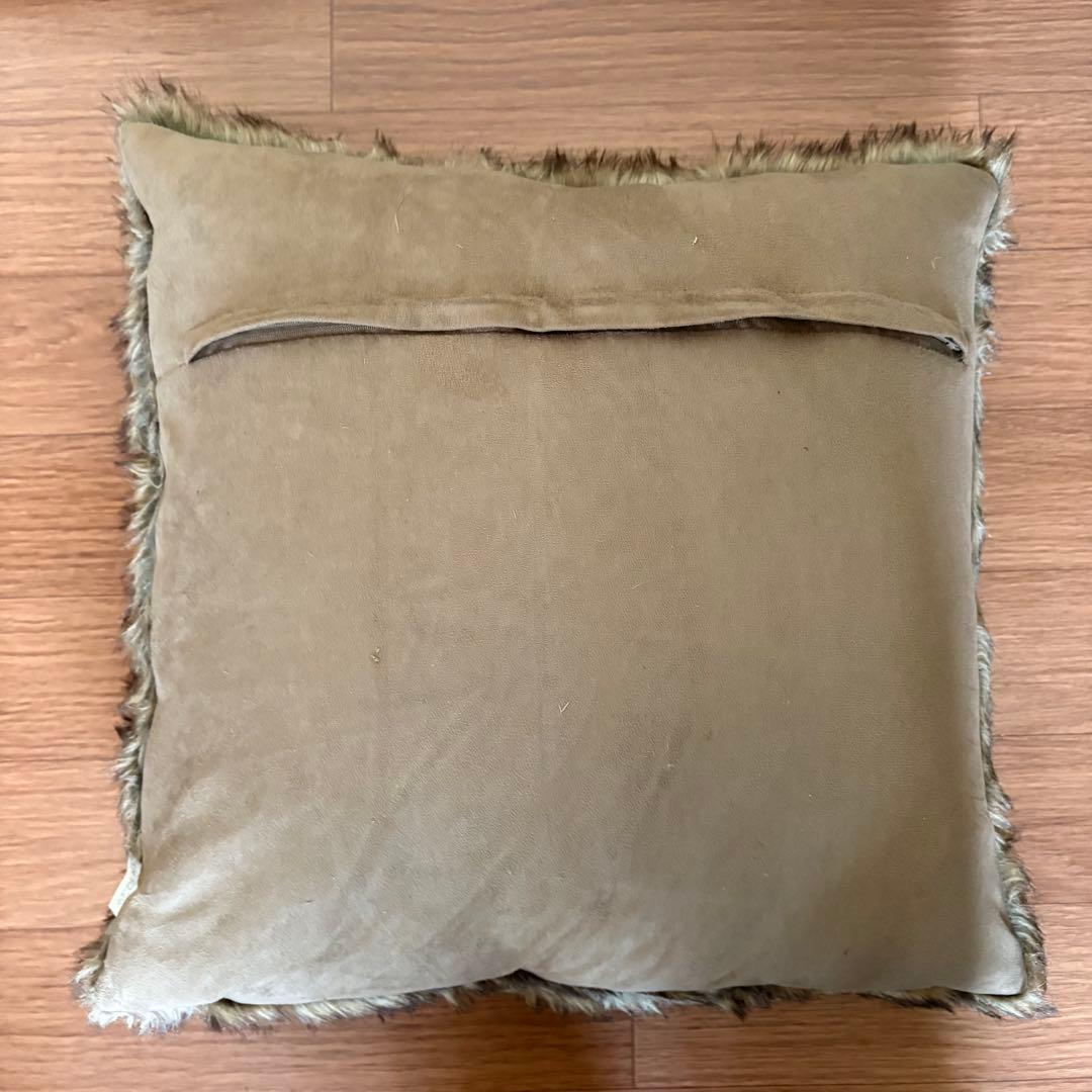 ファー調クッションセット 6個入り　大型　 内フェザー