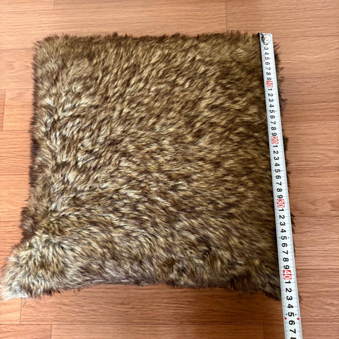 ファー調クッションセット 6個入り　大型　 内フェザー