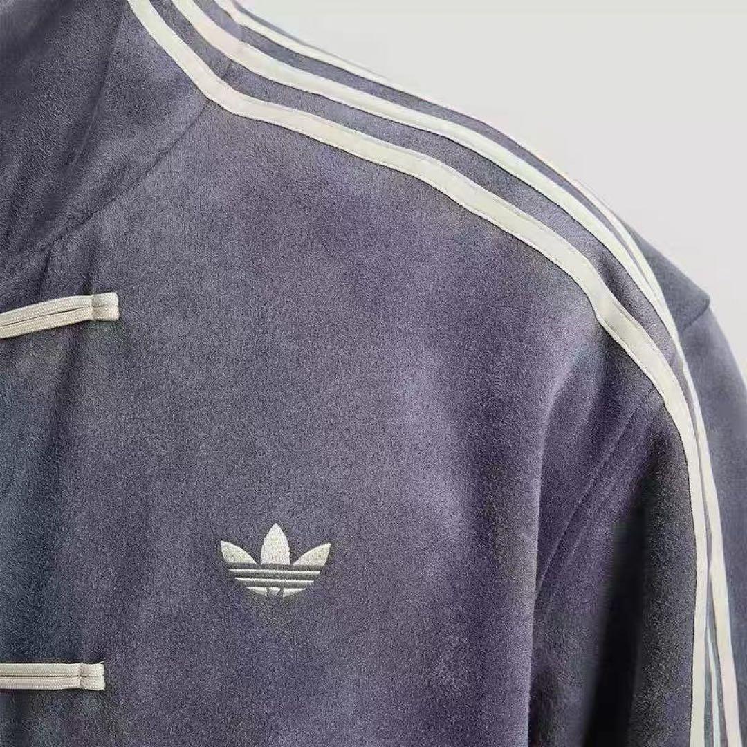 adidasアディダス 中国限定 蛇年 グレー ハイネックジャケットL
