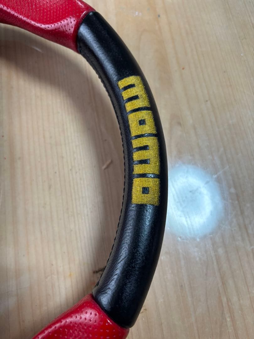 MOMO COMMANDO モモ コマンド 34Φ レッド×ブラック