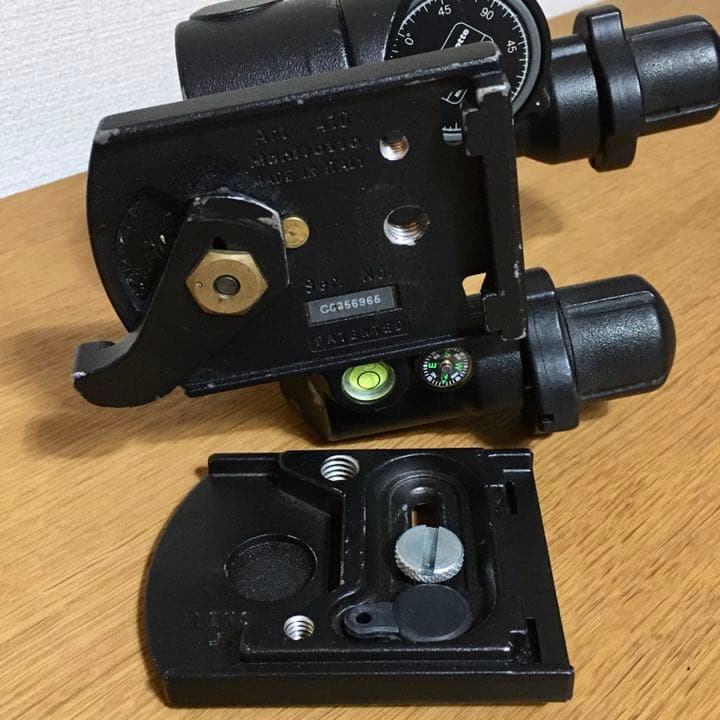 マンフロット Manfrotto 410 ギア 付き ジュニア 雲台