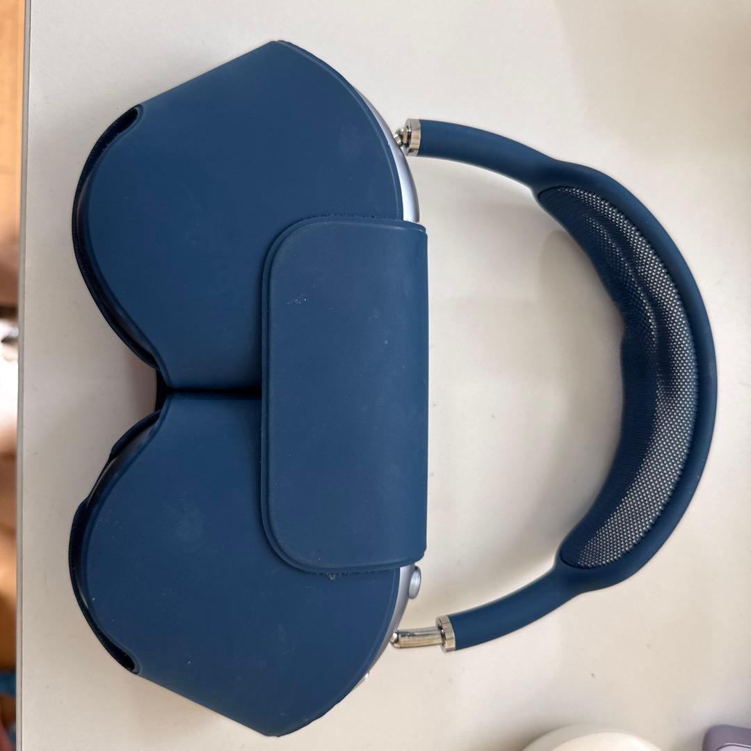 ネイビー ワイヤレスヘッドフォン 本体airpodspromax