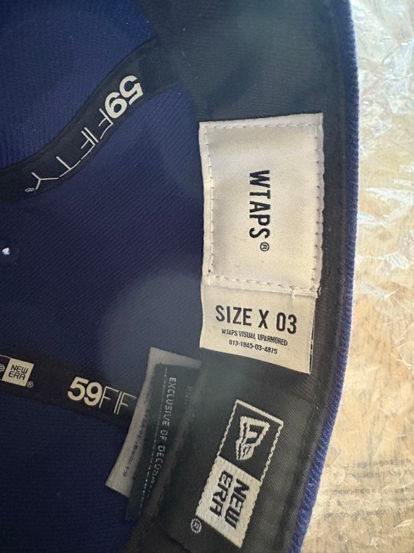 WTAPS 59FIFTY ベースボールキャップ ブルー サイズX 03