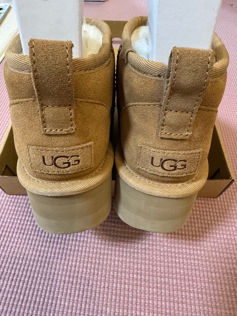 限定値下げ　UGG ウルトラミニプラットフォーム　7 チェスナット