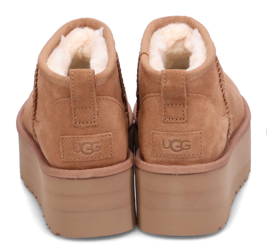 限定値下げ　UGG ウルトラミニプラットフォーム　7 チェスナット