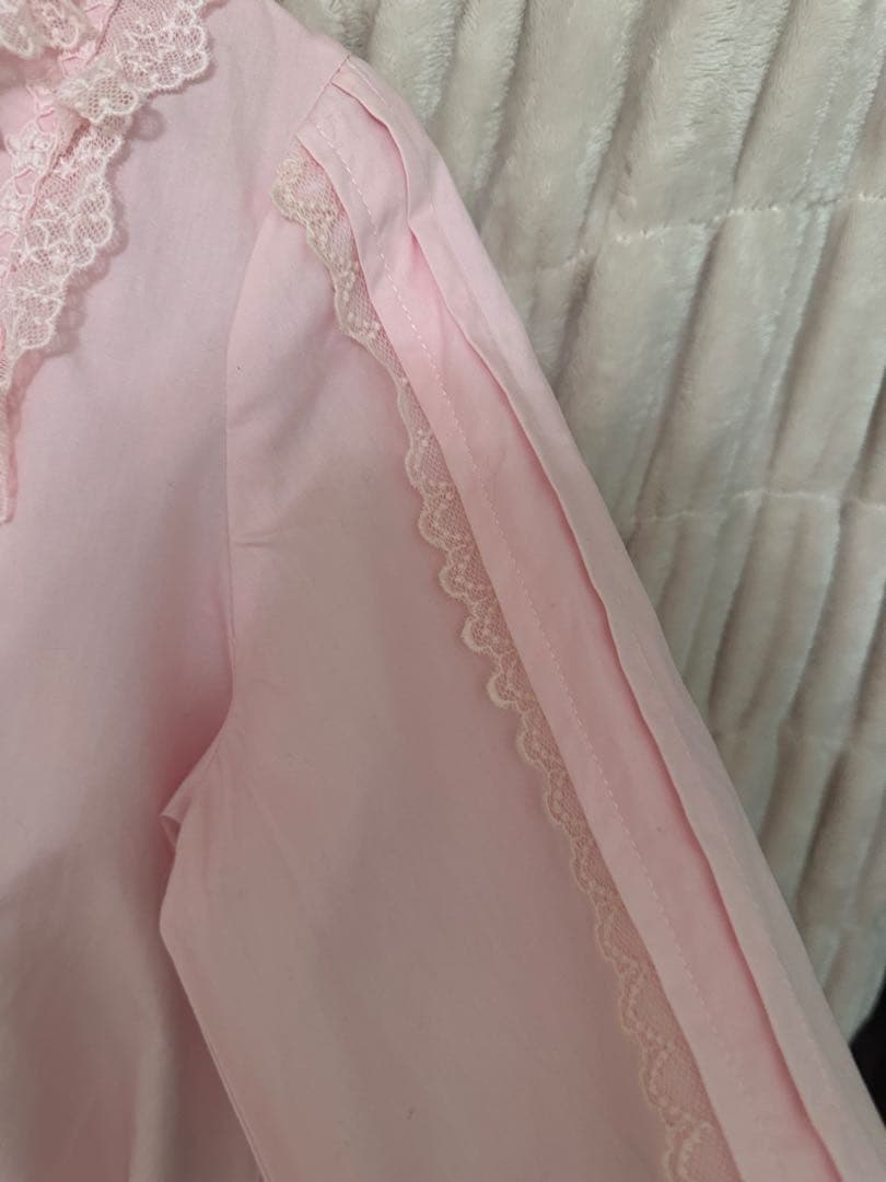 angelic pretty ブラウス ピンク 綿　タグ有