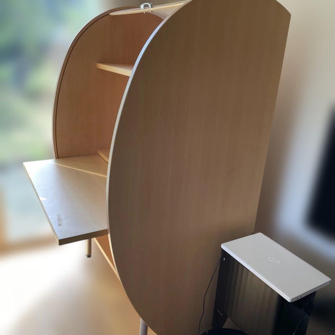 ナチュラル木製収納キャビネット