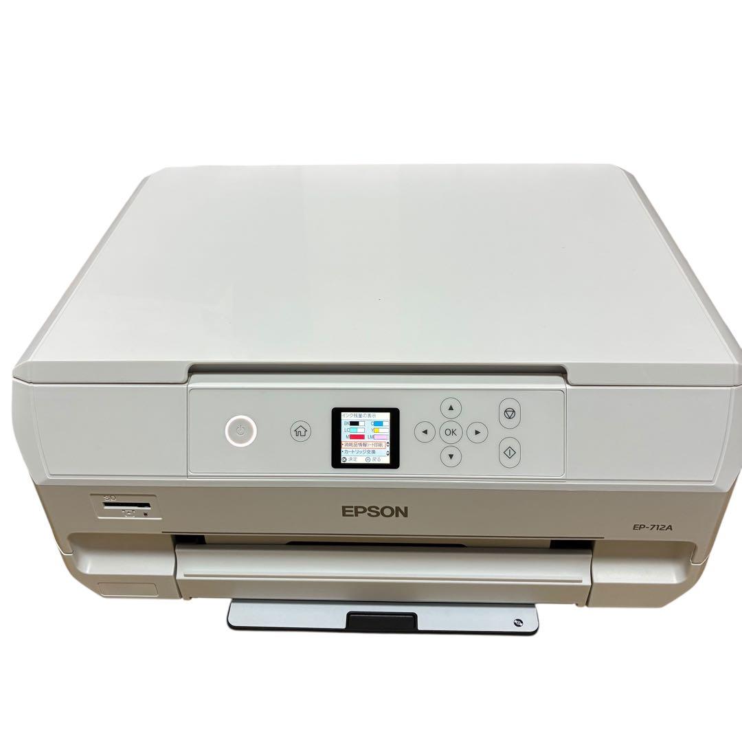 印刷確認済み✨ EPSON EP-712A インクジェット複合機