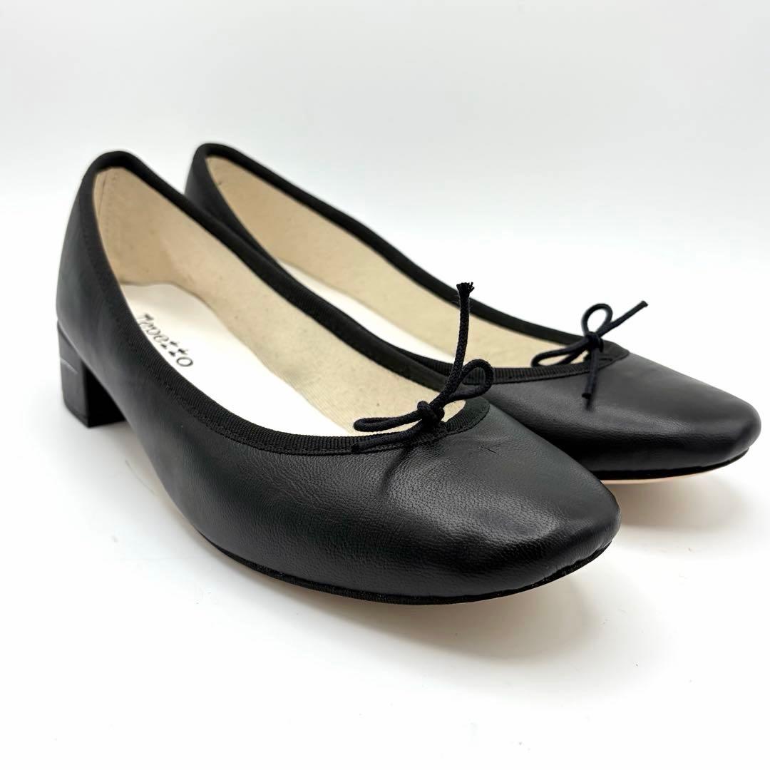 未使用級✨repetto バレエシューズ カミーユ ブラック レザー 26㎝