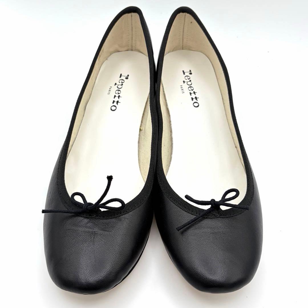 未使用級✨repetto バレエシューズ カミーユ ブラック レザー 26㎝
