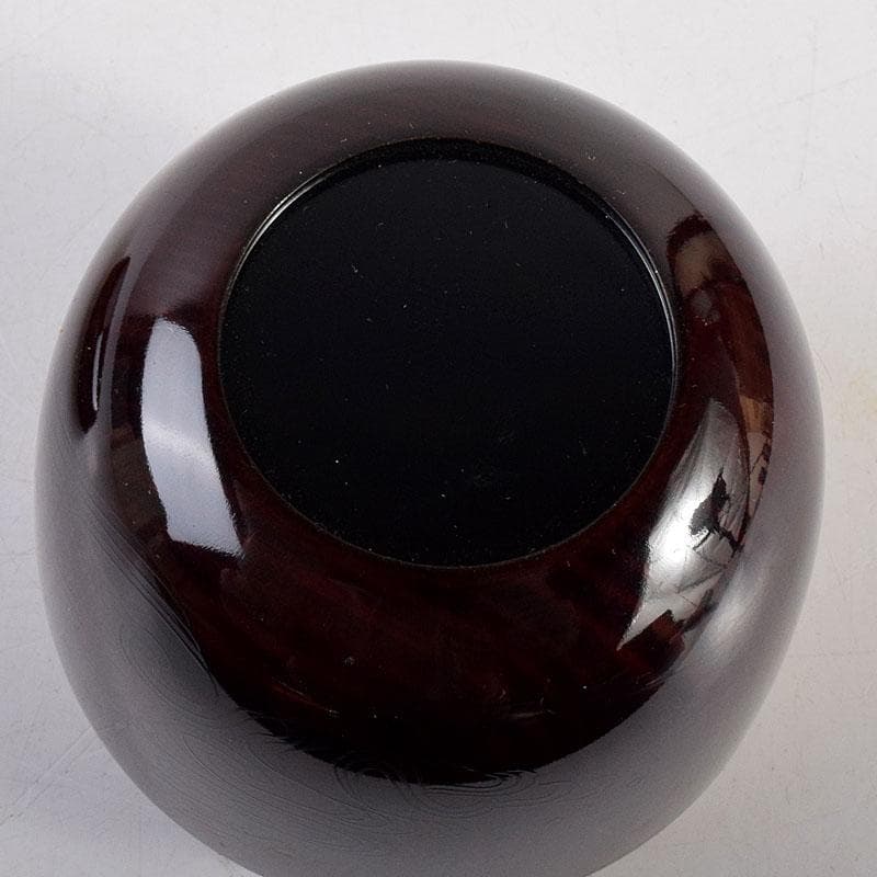 次吉。　茶道具　中村宗悦作　即中斎好　神路山　大棗　共布共箱　V　8316