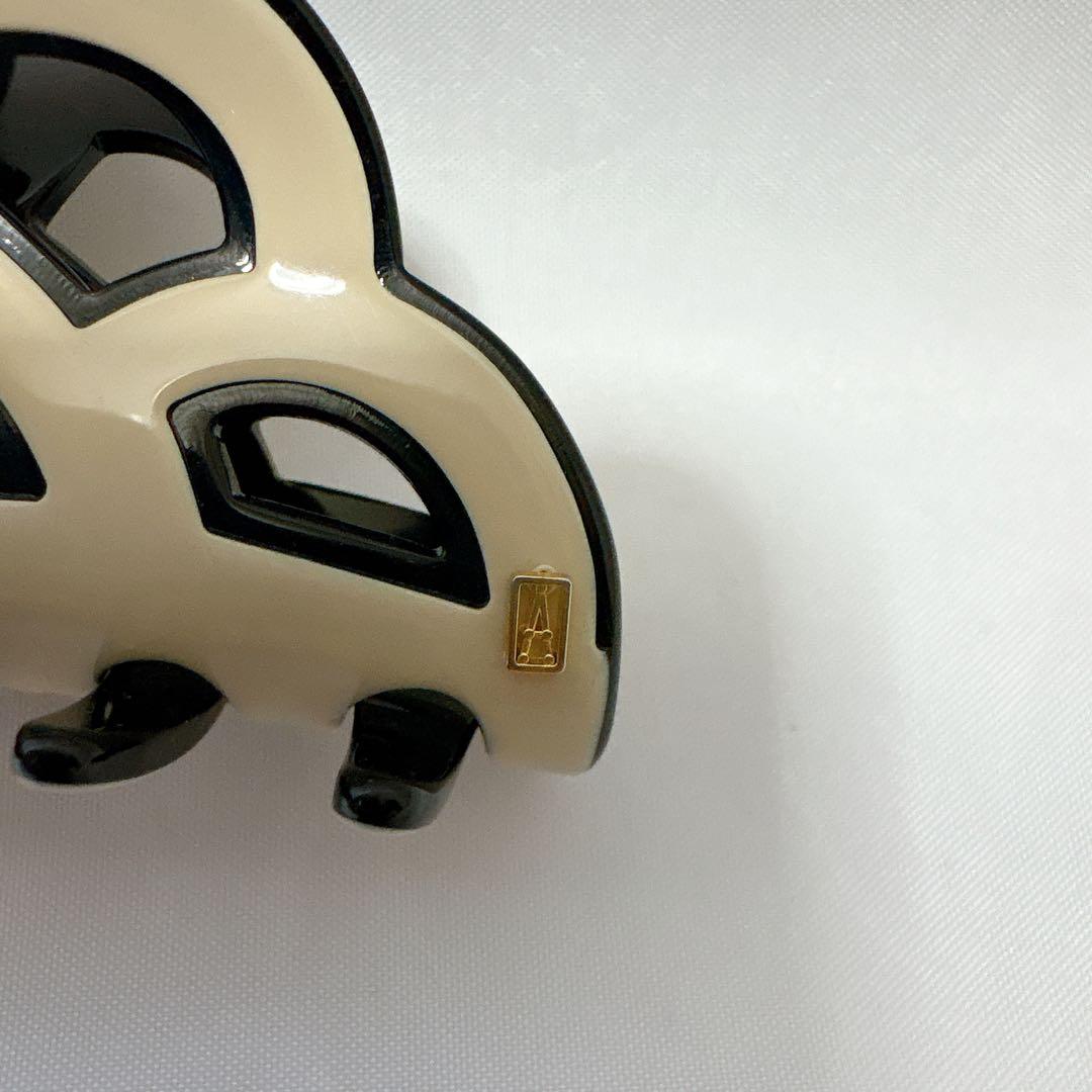 【美品】アレキサンドル ドゥ パリ リズレ ヘアクリップ シャンデリア ホワイト