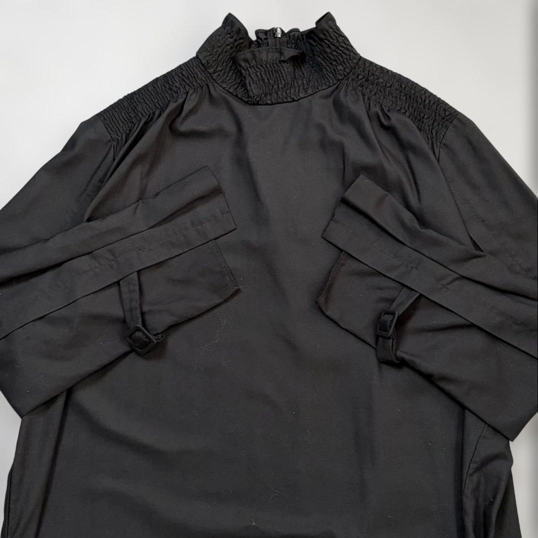 【美品✨近年】ADORE マットポプリンブラウス ロングブラウス スタンドカラー