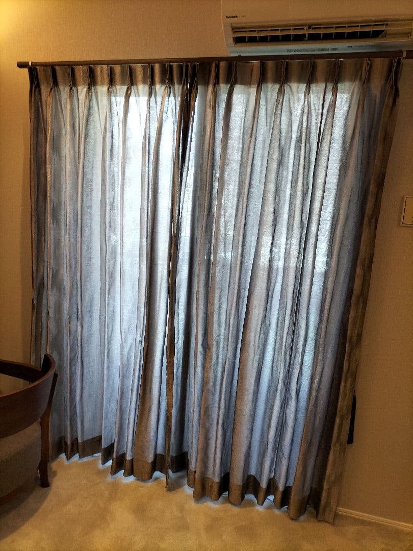 ◆川島織物&マナトレ◆レース&ドレープ◆W94×H207◆E2510KA3◆