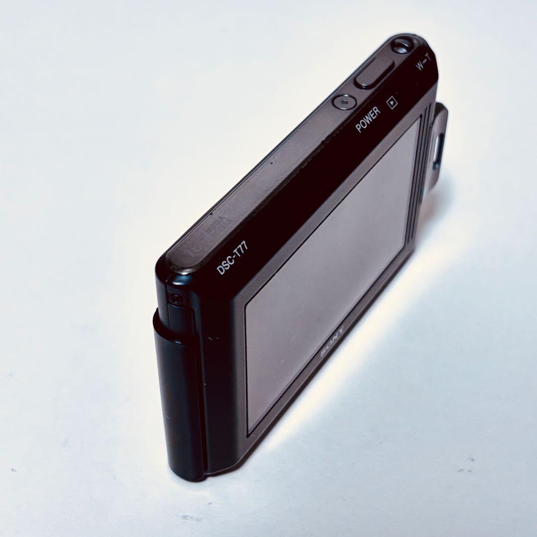 SONY Cyber-shot DSC-T77 デジタルカメラ　デジカメ　黒