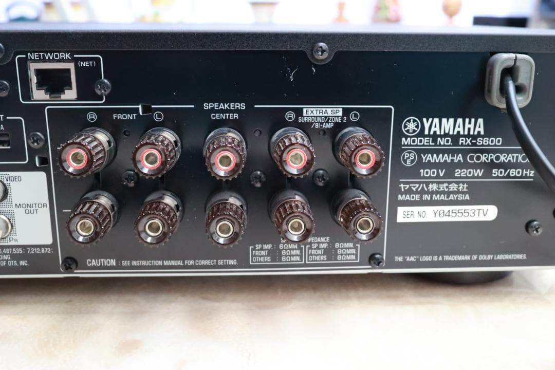 YAMAHA RX-S600 AVレシーバー