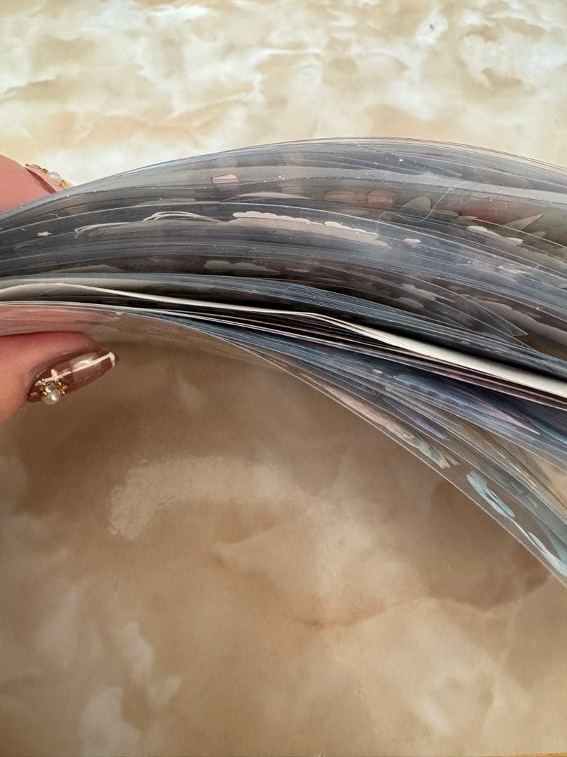 クリア マスキングテープケース 花と少女