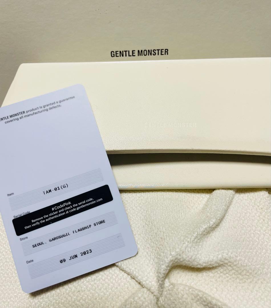 【だんさん専用】GENTLE MONSTER TAM 01(G) unisex