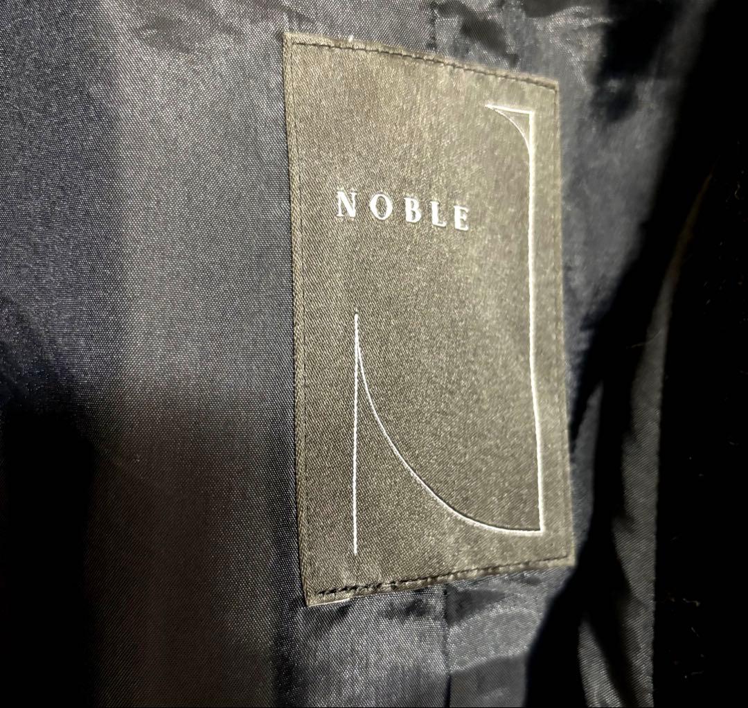 ノーブル❣️ 2023年新作❣️ カラーレスジップショートコート❣️ ブラック❣️