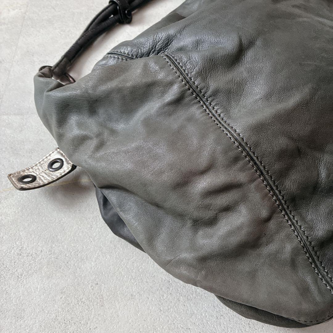 バッグ 00s diesel leather studs bag archive y2k