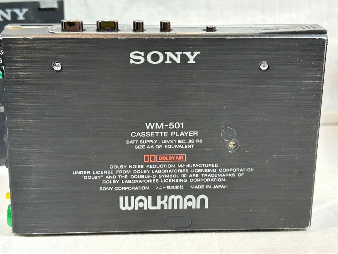 SONY WALKMAN WM-501 Blackジャンク品