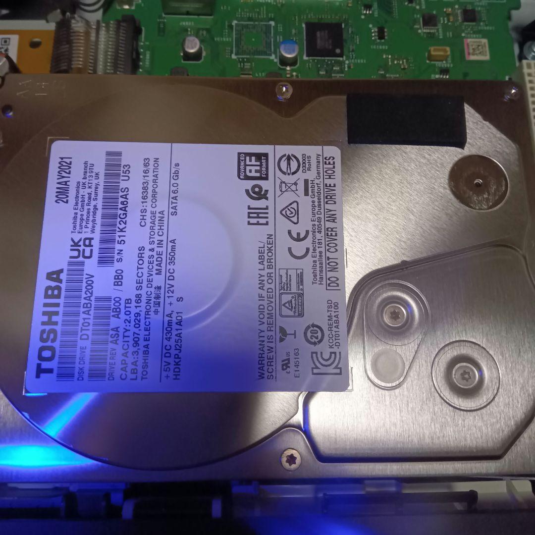 SHARP AQUOS 2B-C20BW1 HDD新品交換