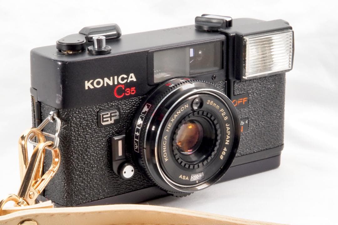 Konica C35 EF 分解整備済 正常動作 ストロボ発光 保証付き 651