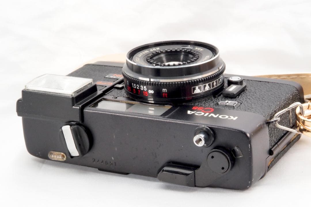 Konica C35 EF 分解整備済 正常動作 ストロボ発光 保証付き 651