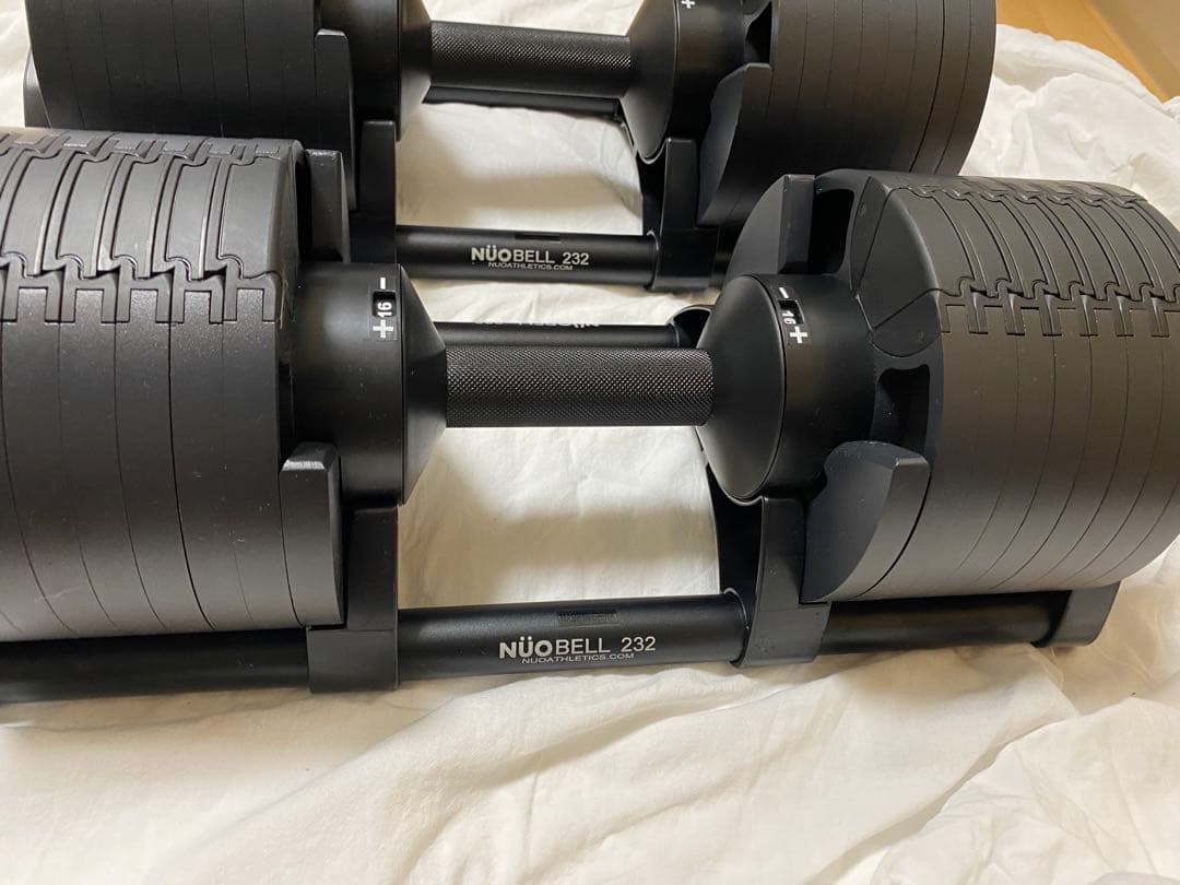 フレックスベル FLEXBELL 可変式ダンベル2kg刻み32kg ブラック①