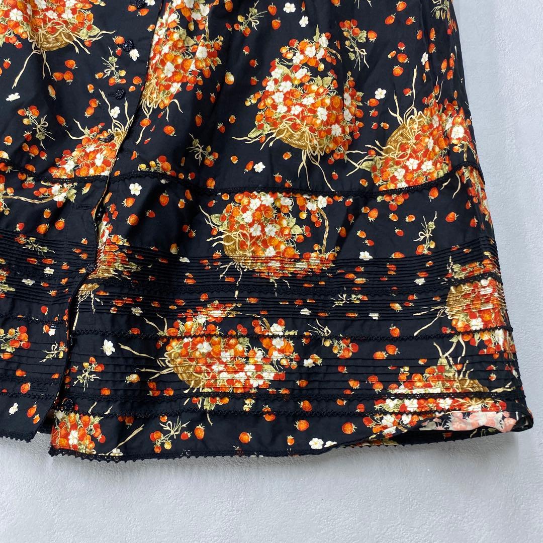 T669◯ PINKHOUSE ピンクハウス いちご柄 ワンピース