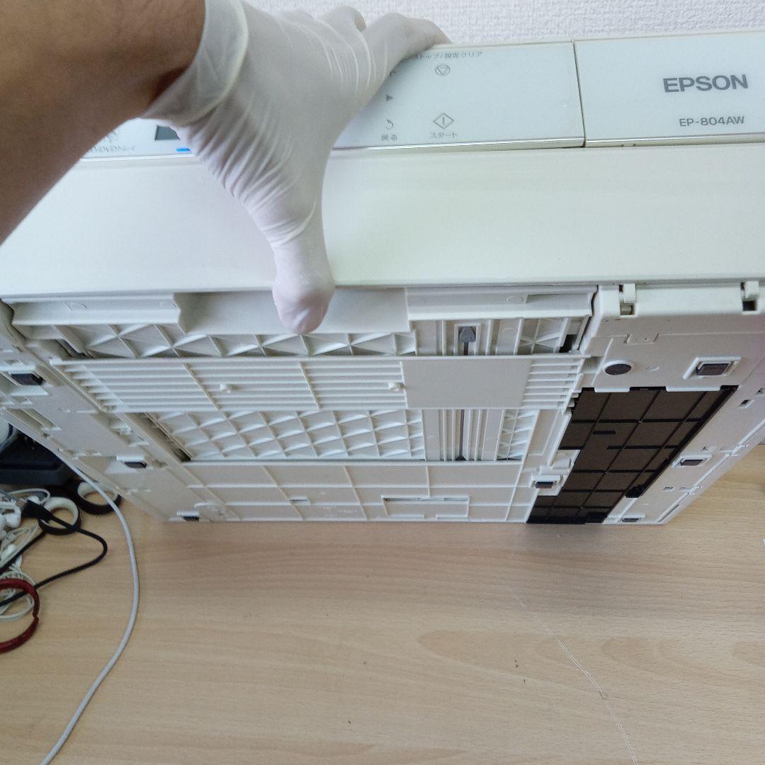 EPSON EPー804AW ホワイトプリンター・複合機未清掃