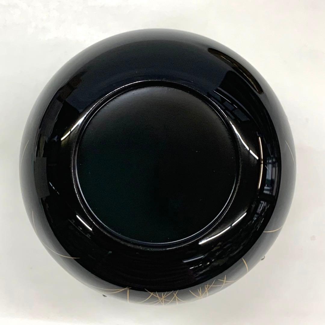 【中棗　金ぼかし　武蔵野　蒔絵】前田清峰　共箱