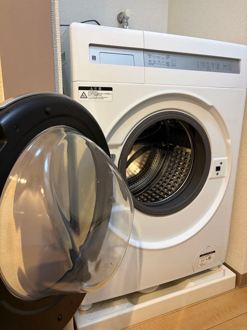 【shizukani-kanpai 】ニトリ10キロドラム式洗濯乾燥機