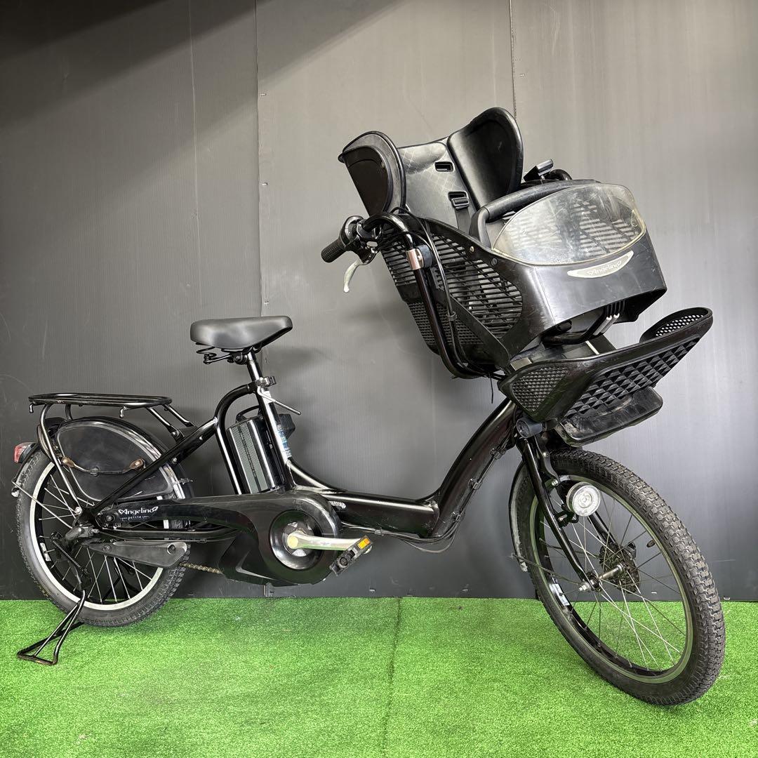 電動自転車 BS Angelino ブラック 3人乗り対応　10