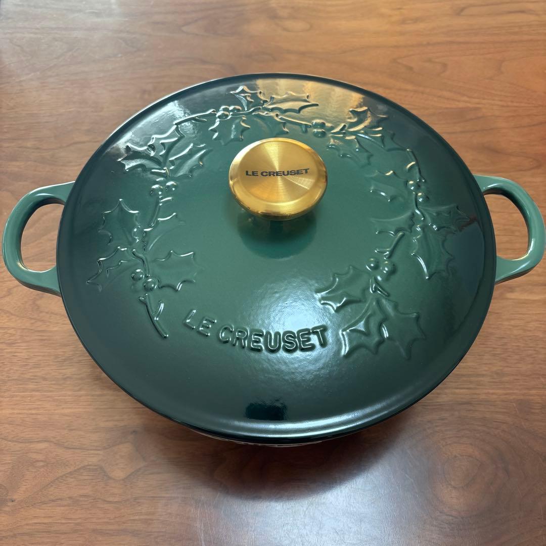 ル・クルーゼ　マルミット　26cm ホーリーレリーフ