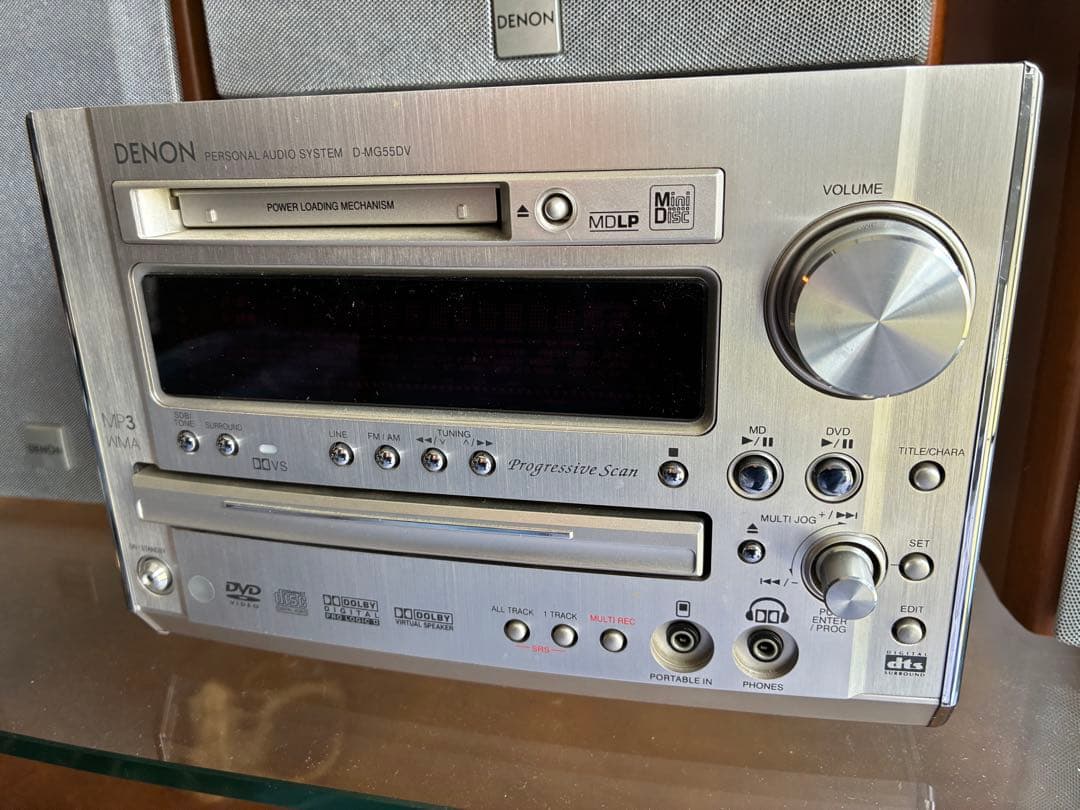 DENON　D-MG55DV　CD/DVD/MD一体型ホームシアターコンポ（2）