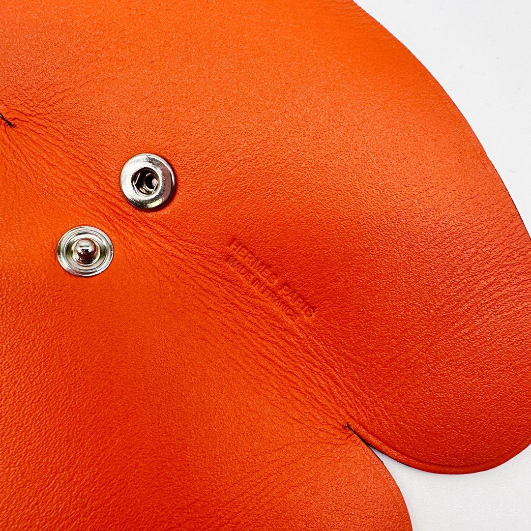 美品☆HERMES クリッカーズ オオハシ レザーオブジェ☆B93
