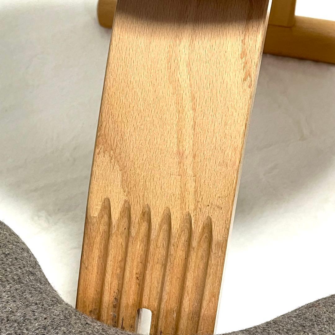 【美品】バランスイージー グレー 赤カバー付き バランスチェア RYBO