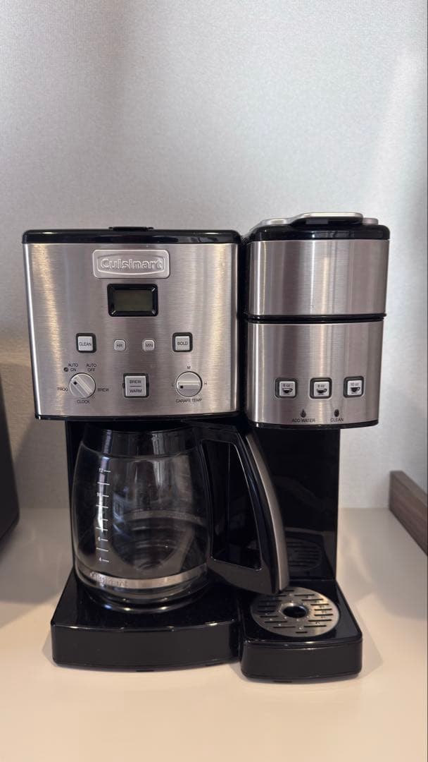 Coffeemaker ブラック・シルバー 約12カップ