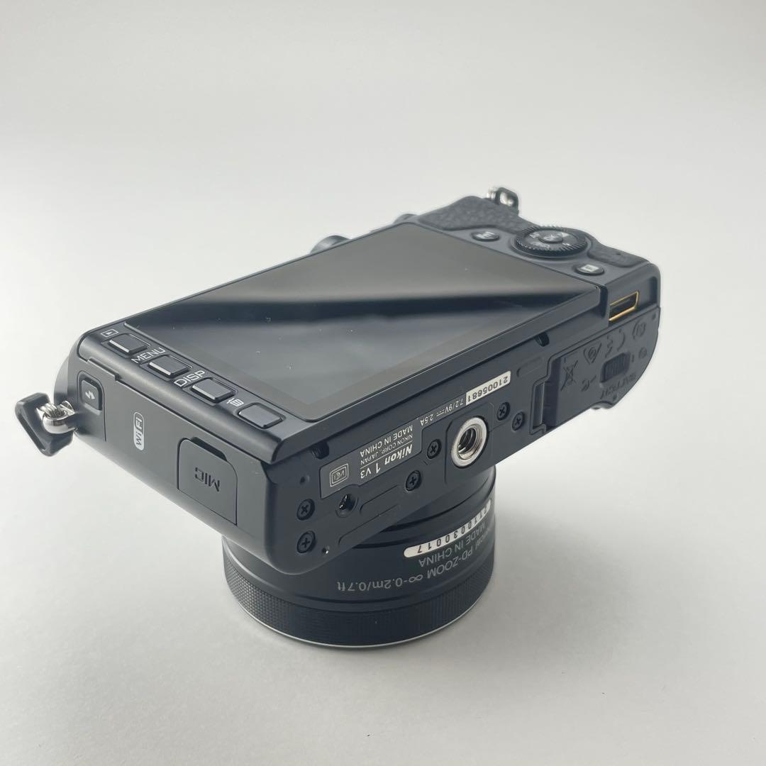 【ショット数8000・返品保証】Nikon 1 V3 ブラック 標準レンズキット