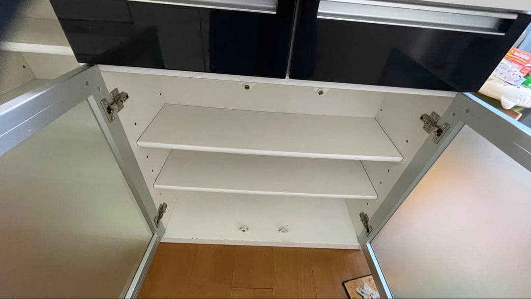 【美品】【☆なーみ☆】ニトリ バーカウンター パース2 収納付き