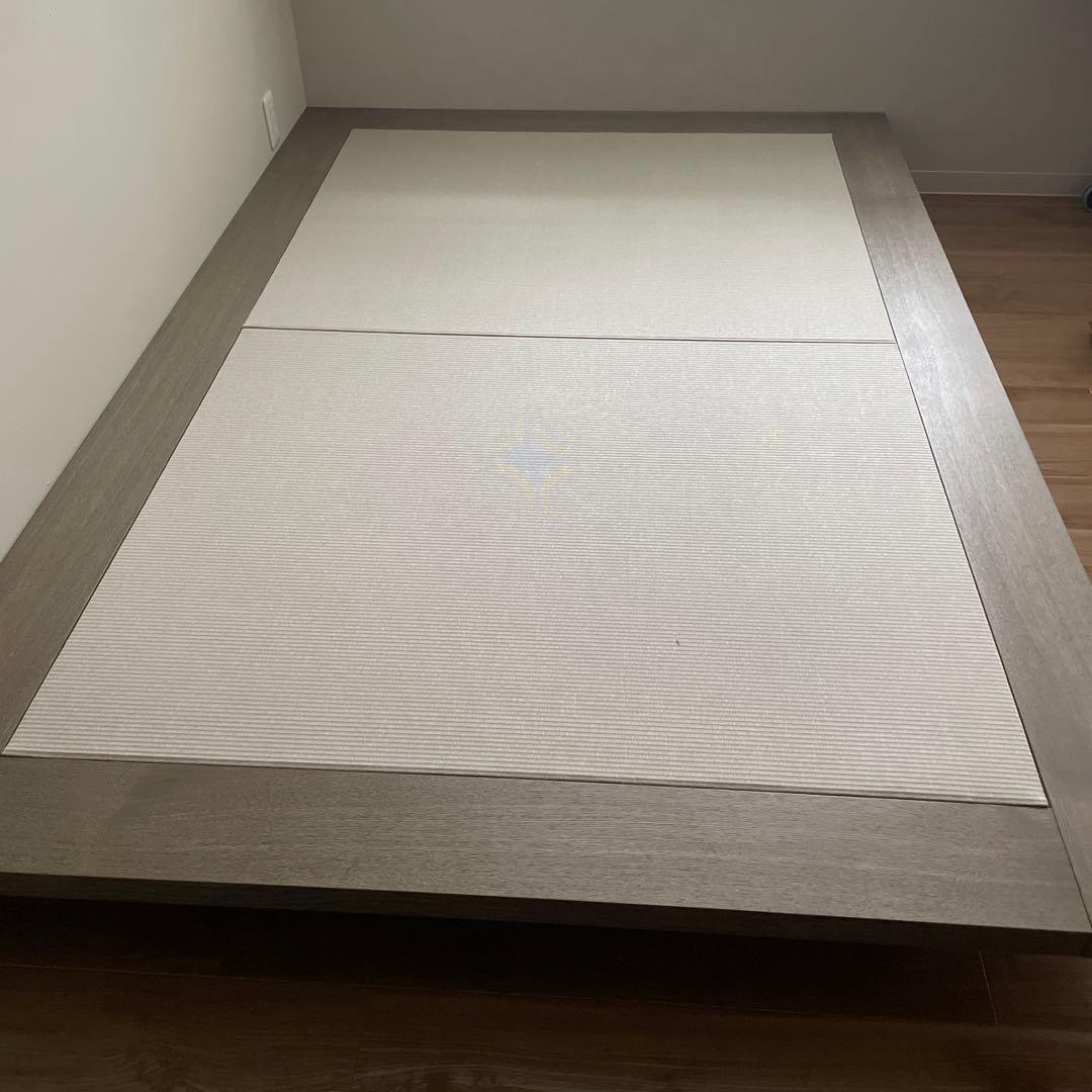 部屋を広くする家具 LIVING BED セミダブル 新色スモーキーブラウン