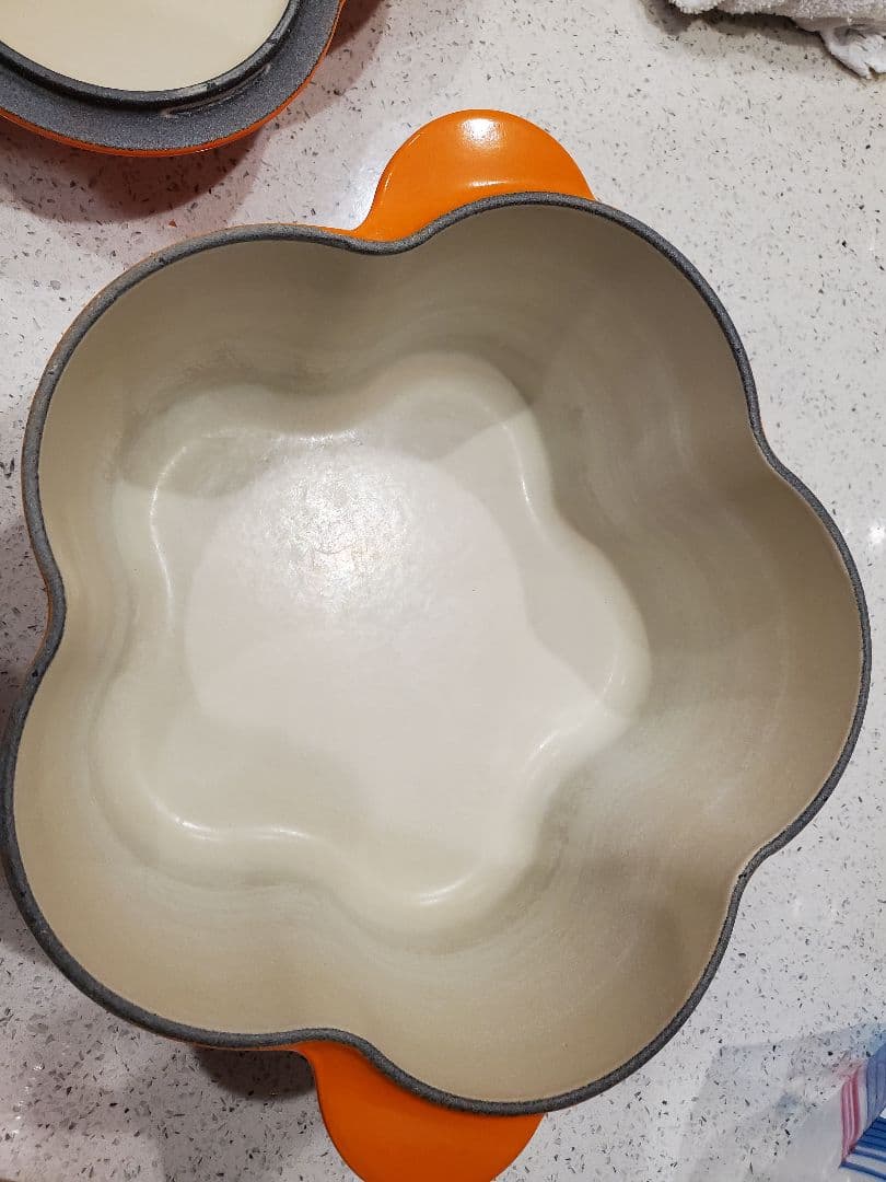 ル・クルーゼ　ココットロンド　フルール　ラムカンダムール　セット