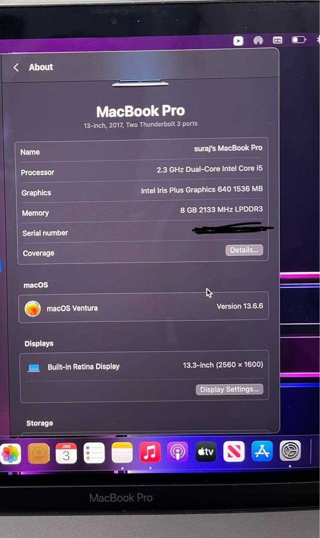 Apple MacBook シルバー 本体 充電器付き