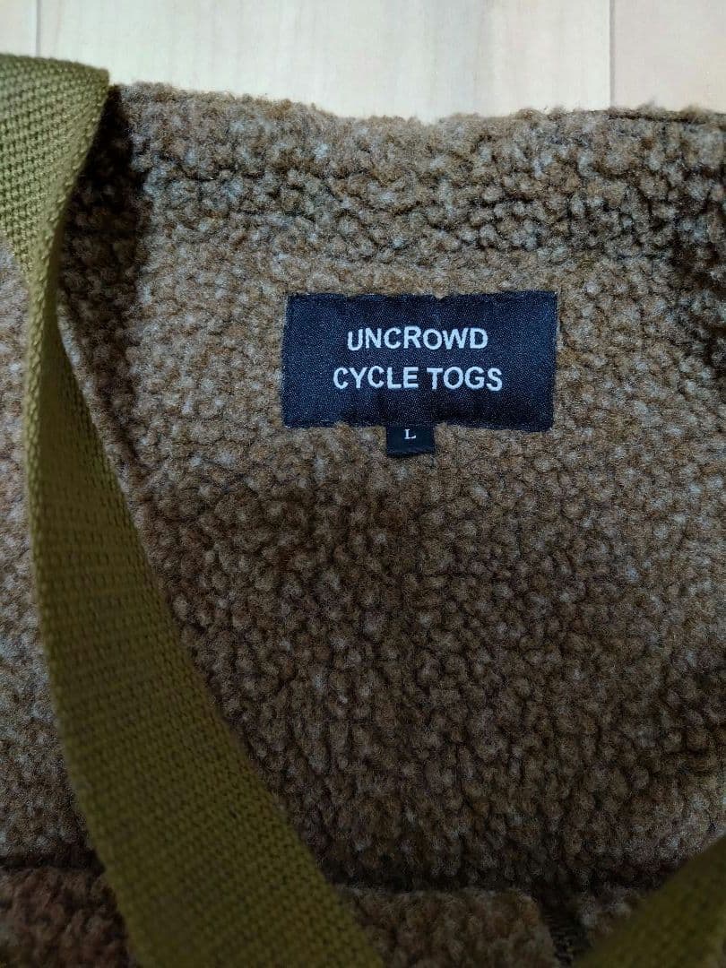 アンクラウド　UNCROWD オーバーオール　 Lサイズ オリーブ