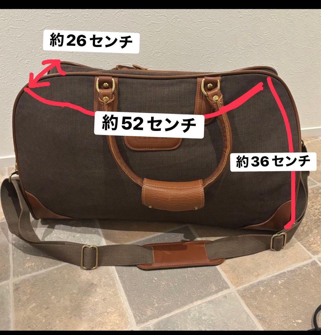 【希少・美品】OLDCOACH ボストンバッグ 2way キャンバス レザー