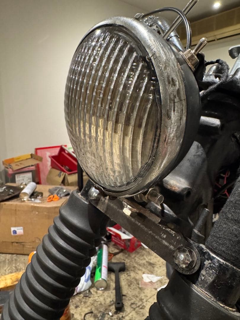 guide 5インチ　トラクターライト　ビンテージ　チョッパー