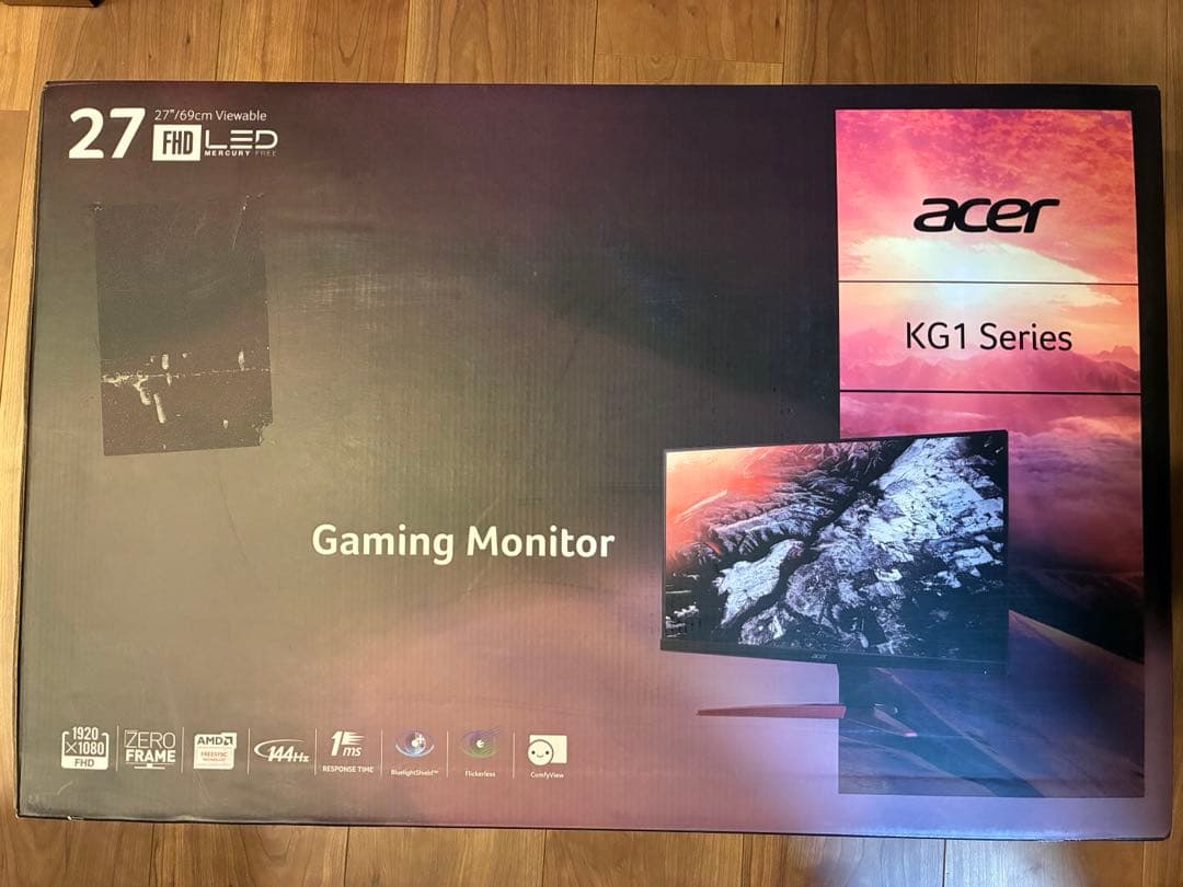 acer KG1 Series 27インチ ゲーミングモニター