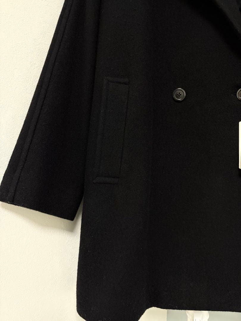 ジャーナルスタンダードレリューム 尾州ウールモッサWブレストハーフコート